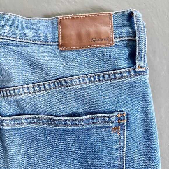 Madewell The High Rise Slim Boy Jean Medium Wash Distressed Size 31 - Picture 8 of 13